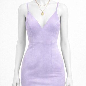 Lavender Mini Dress, Size (M)